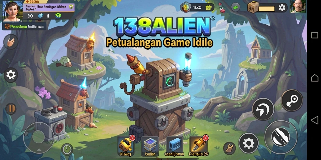 Tampilan gameplay seru dari 138ALIEN dengan karakter alien yang unik.