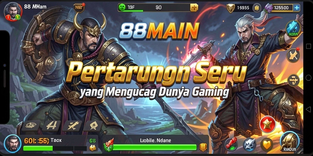 Screenshot dari gameplay Fighting di 88MAIN yang memukau dan intens.