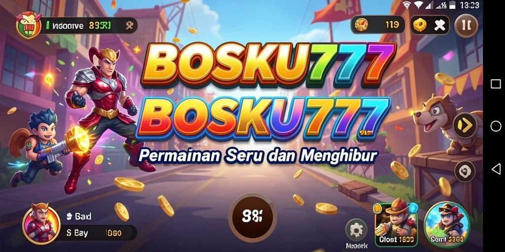 Tangkapan layar utama gameplay <strong>BOSKU777</strong> menunjukkan momen menegangkan saat bermain.