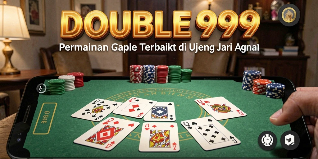 Tampilan gameplay Gaple yang menarik dan penuh strategi.