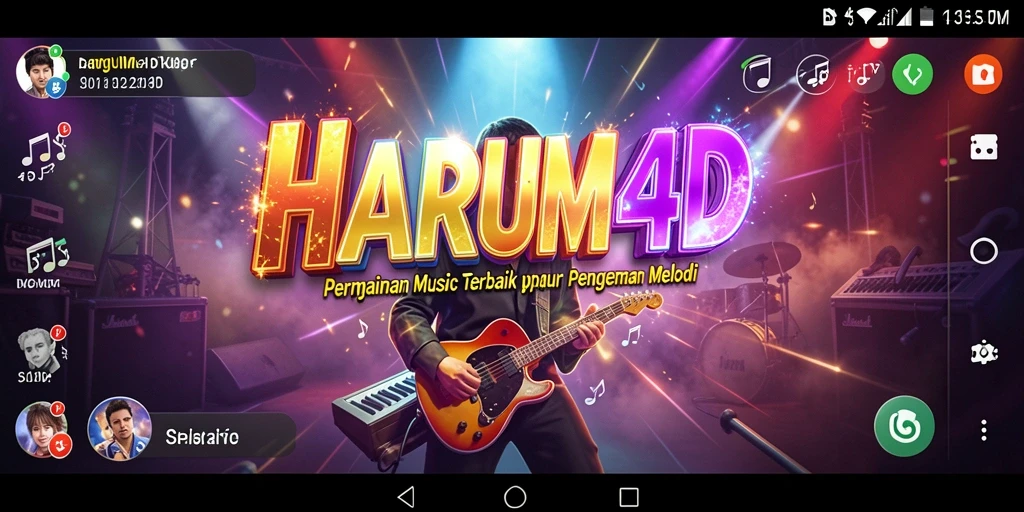 Screenshot yang menampilkan gameplay interaktif dan seru dari HARUM4D.