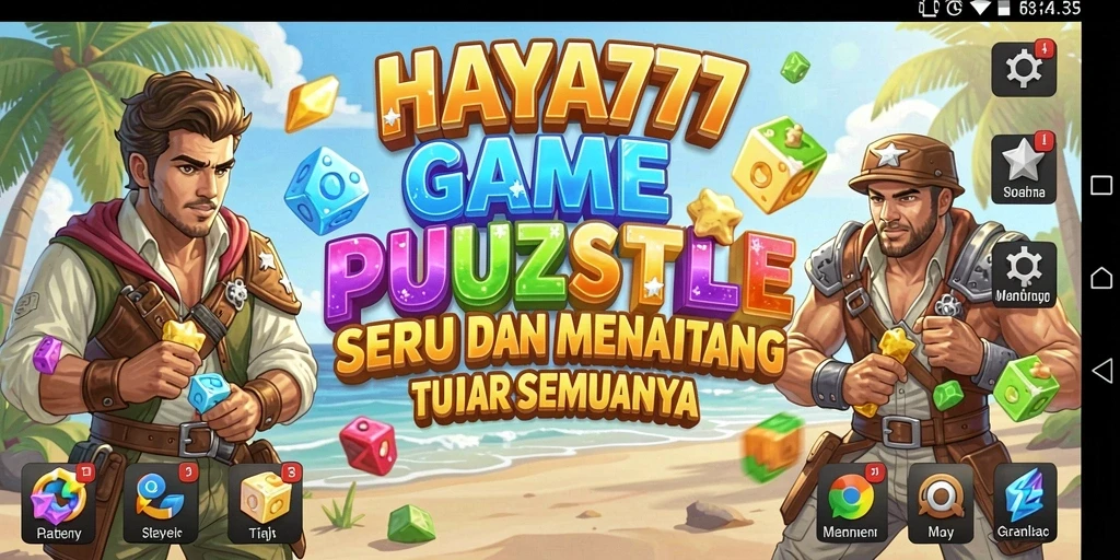 Tampilan gameplay HAYA777 yang penuh tantangan puzzle.