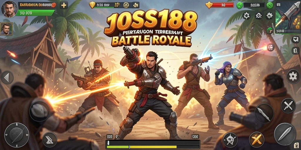 Gameplay intens di arena pertarungan JOSS188.