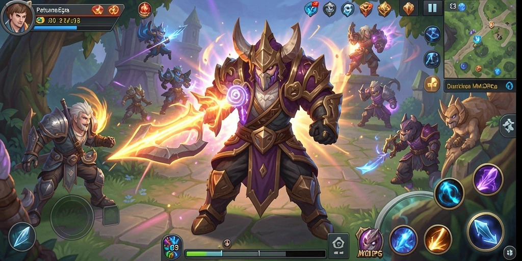 Screenshot menunjukkan aksi seru dalam petualangan MMORPG K234.