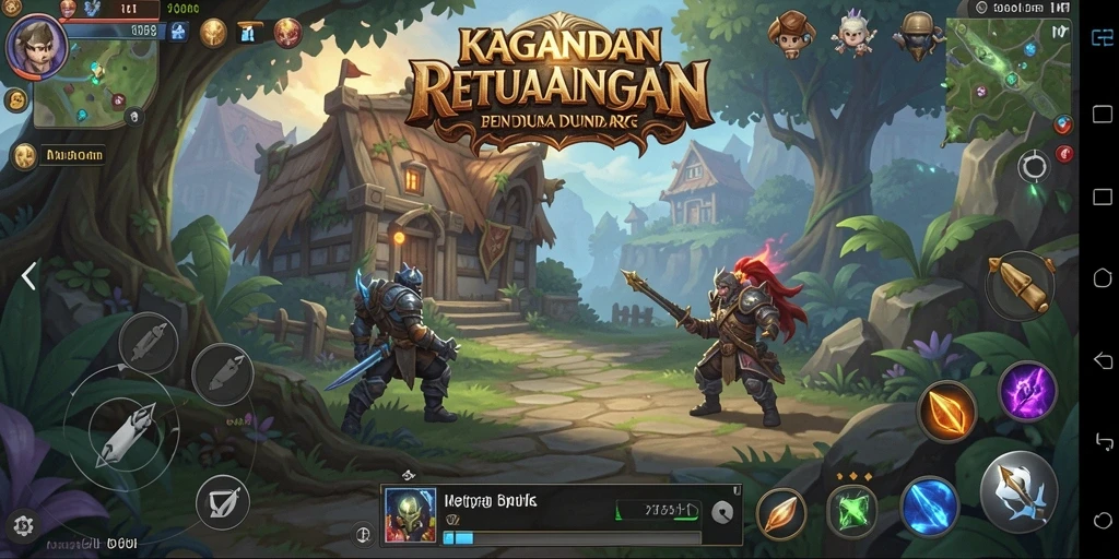 Tampilan gameplay KAGANDAN yang mendebarkan dan penuh aksi.