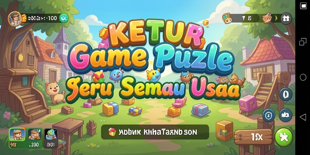 Screenshot gameplay KETUA yang menampilkan tantangan menarik.