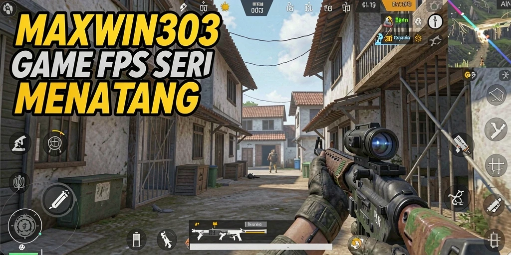 Tampilan screenshot gameplay <strong>MAXWIN303</strong>, menampilkan aksi tembak-menembak yang mendebarkan.
