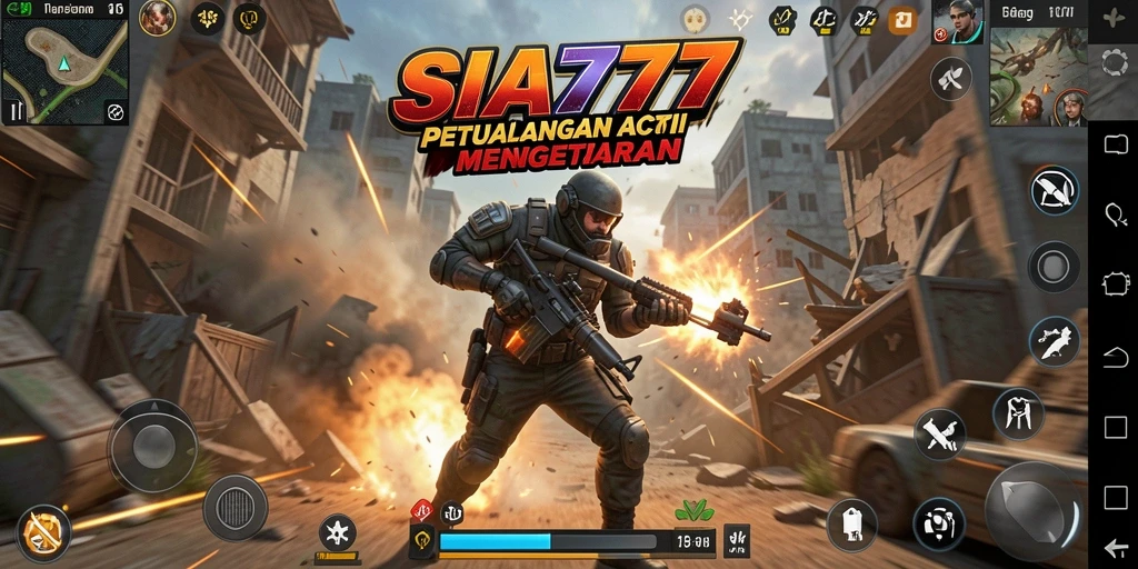Tampilan gameplay SIA777 yang penuh aksi dan tantangan.