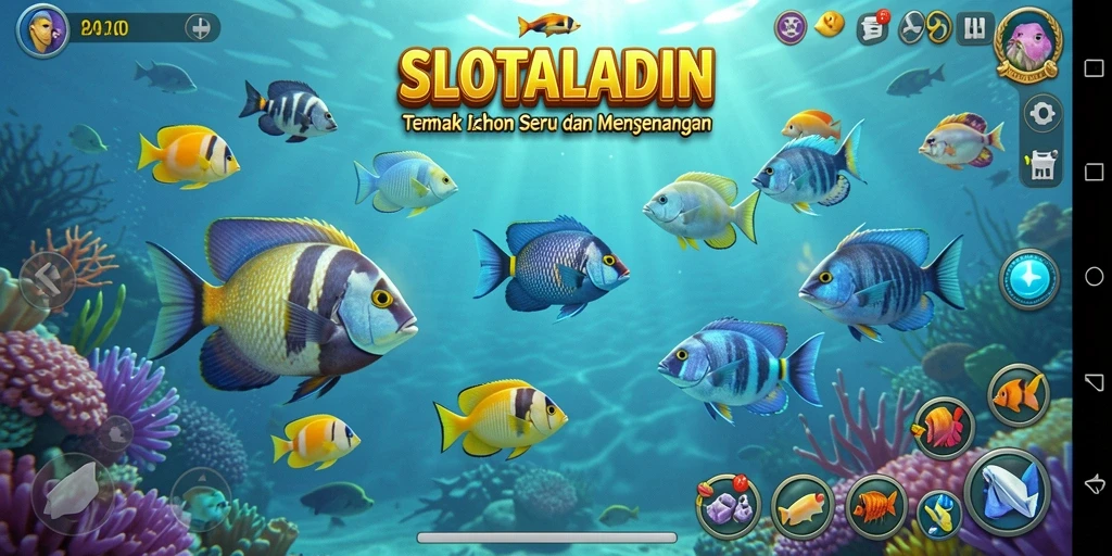 Tampilan gameplay SLOTALADIN yang seru dan menantang.