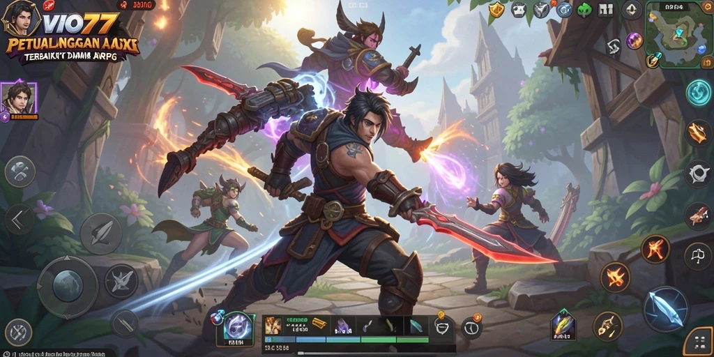 Tangkapan layar dari gameplay yang mendebarkan di VIO77.