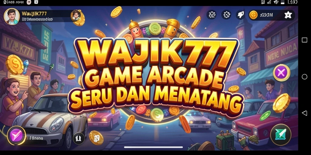 Gameplay seru WAJIK777 dalam mode arcade yang menantang.